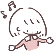 heart warming girl & rabbit 2 sticker #9859424