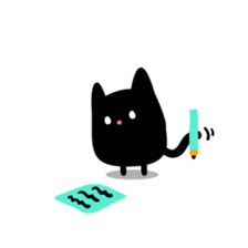 KURO_TAMA3 sticker #9859565