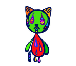 Pop and cute cats 2 sticker #9860256