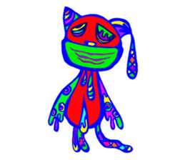 Pop and cute cats 2 sticker #9860259