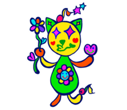 Pop and cute cats 2 sticker #9860261