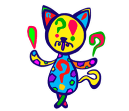 Pop and cute cats 2 sticker #9860264