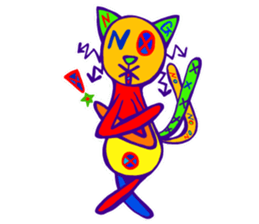 Pop and cute cats 2 sticker #9860270