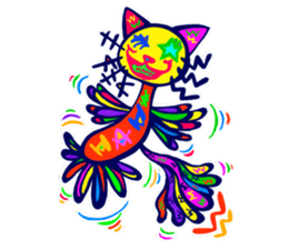 Pop and cute cats 2 sticker #9860276