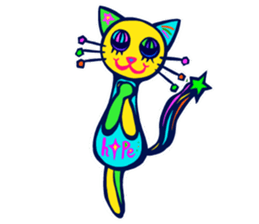 Pop and cute cats 2 sticker #9860283