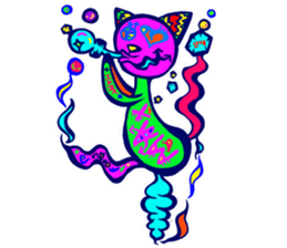 Pop and cute cats 2 sticker #9860289