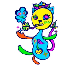 Pop and cute cats 2 sticker #9860291