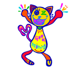 Pop and cute cats 2 sticker #9860292