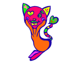 Pop and cute cats 2 sticker #9860293