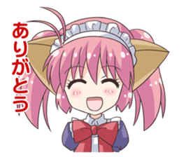 Cat ear housemaid2 sticker #9860380