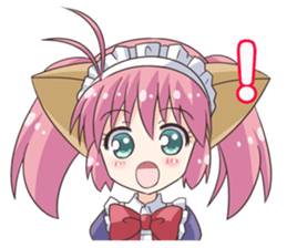Cat ear housemaid2 sticker #9860381