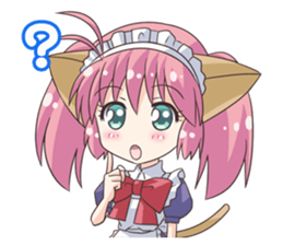 Cat ear housemaid2 sticker #9860382