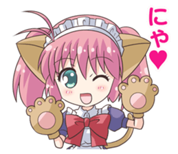 Cat ear housemaid2 sticker #9860388