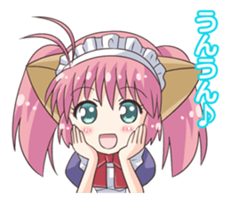 Cat ear housemaid2 sticker #9860389