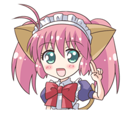Cat ear housemaid2 sticker #9860390