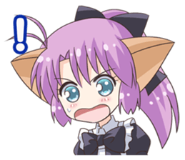Cat ear housemaid2 sticker #9860404