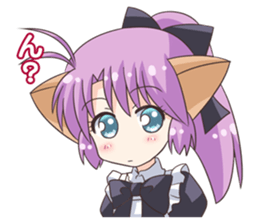 Cat ear housemaid2 sticker #9860405