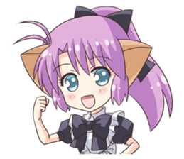 Cat ear housemaid2 sticker #9860415