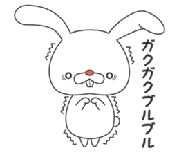 Tsundere Usa of rabbit sticker #9861252