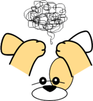 Dog of emoticons sticker #9861457
