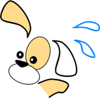 Dog of emoticons sticker #9861477