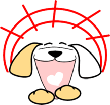 Dog of emoticons sticker #9861493