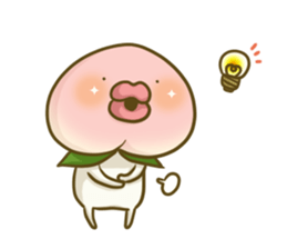 Feeling of peach 4 sticker #9861766