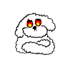 My Bichon! We love you'3' sticker #9862145