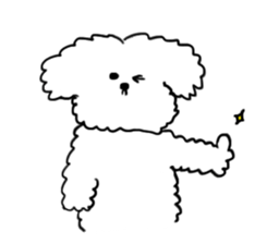 My Bichon! We love you'3' sticker #9862150