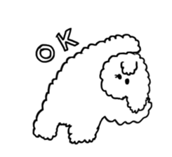 My Bichon! We love you'3' sticker #9862151