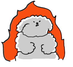 My Bichon! We love you'3' sticker #9862155