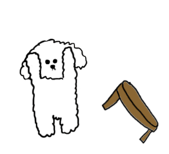 My Bichon! We love you'3' sticker #9862166