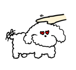 My Bichon! We love you'3' sticker #9862167