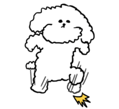 My Bichon! We love you'3' sticker #9862172
