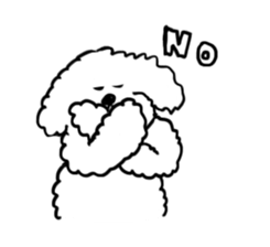 My Bichon! We love you'3' sticker #9862173