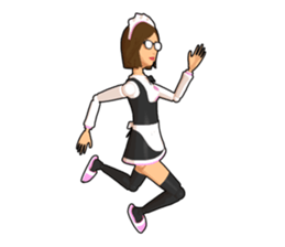 Maid doll sticker #9862419