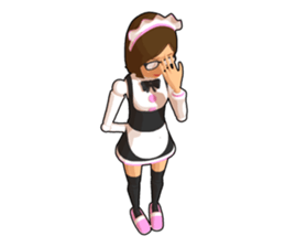 Maid doll sticker #9862426
