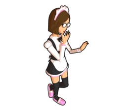 Maid doll sticker #9862427