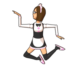 Maid doll sticker #9862428