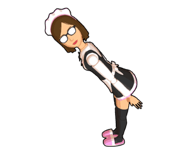 Maid doll sticker #9862431