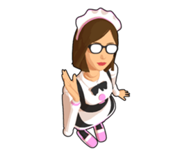 Maid doll sticker #9862433