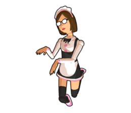 Maid doll sticker #9862434