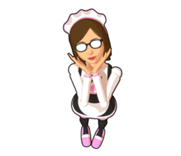 Maid doll sticker #9862435