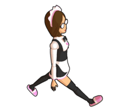 Maid doll sticker #9862442