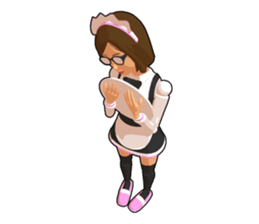 Maid doll sticker #9862444