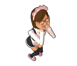 Maid doll sticker #9862445