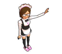 Maid doll sticker #9862448