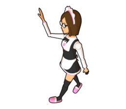 Maid doll sticker #9862450