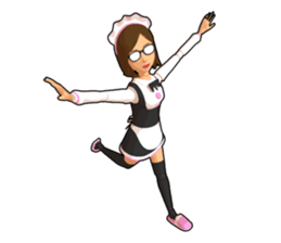 Maid doll sticker #9862453