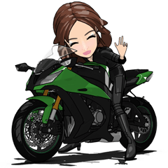 Bustling people rider